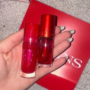 Clarins Vibrant Red Lip Gloss Set